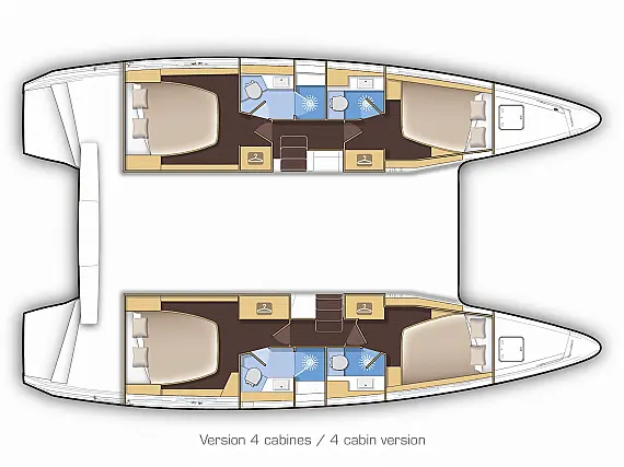 Lagoon 42 plan/layout